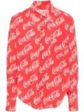 ERL x Coca-Cola print shirt - Red