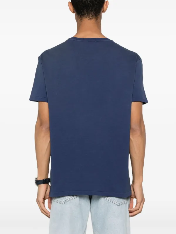 Tシャツ・カットソー POLO RALPH LAUREN Men T Shirts 710938137006 BLUE Polo Ralph Lauren T-Shirt Medium 100117077 Blue Crew Neck