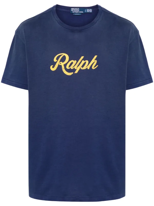 Tシャツ・カットソー POLO RALPH LAUREN Men T Shirts 710899996 001 blue Polo Ralph Lauren Men's Pony Logo Crew Neck T-Shirt Size S