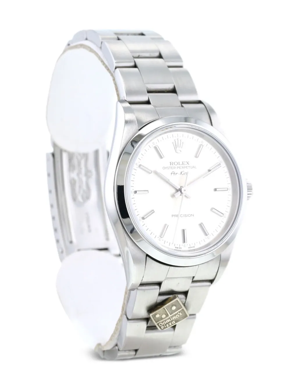 Rolex 2005 pre-owned Rolex Air King Domino's 34mm | Pre-Owned Fine Watches | Image 3