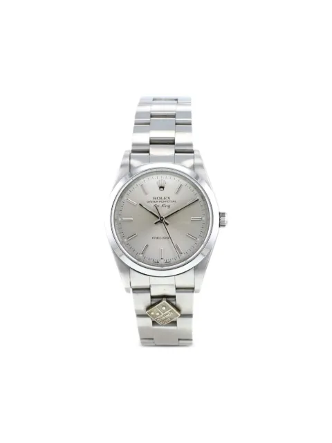 Rolex reloj Rolex Air King Domino's de 34mm 2005 pre-owned