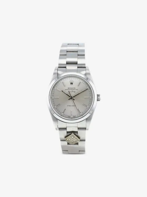 Rolex 2005 pre-owned Rolex Air King Domino's 34mm
