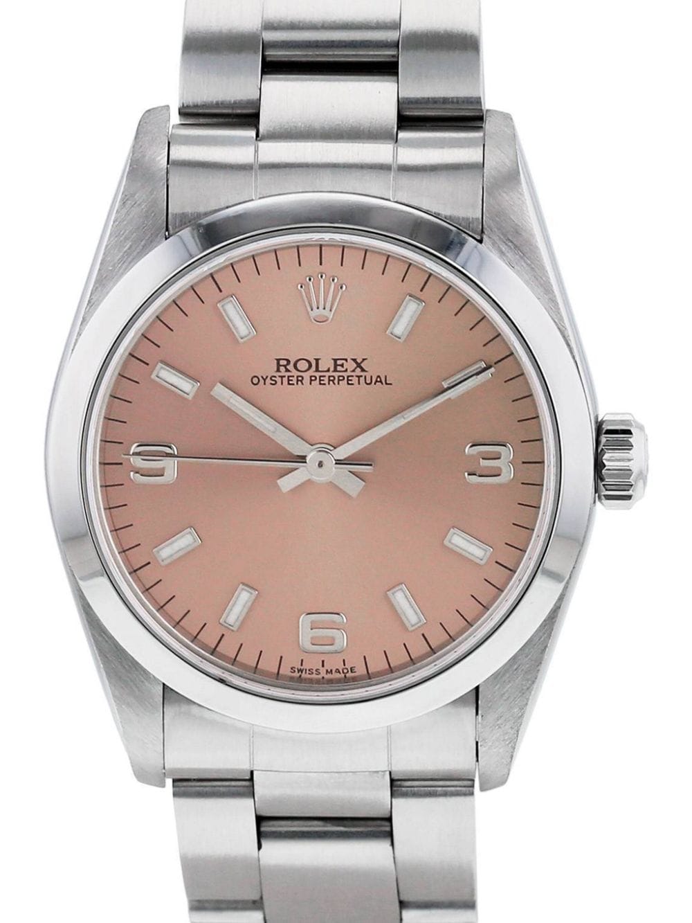 Pre-owned Rolex 1999  Oyster Perpetual 31mm In Pink