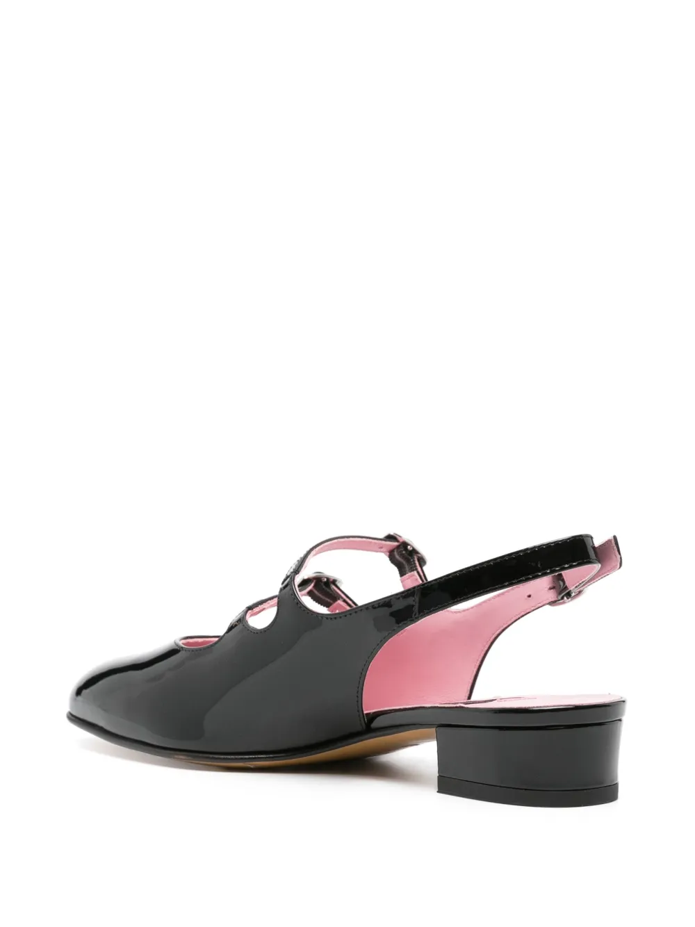 Shop Carel Paris Peche 20mm Slingback Pumps In Black