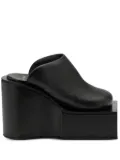 YUME YUME platform wedge pumps - Black