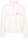 Rier high-neck fleece sweatshirt - Neutrals