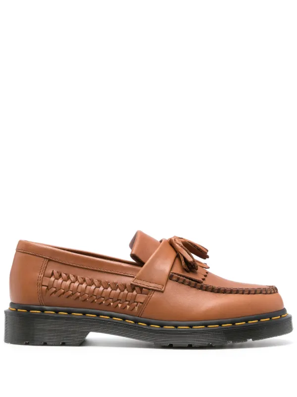 Dr. Martens tassel-detail Leather Loafers | Brown | FARFETCH