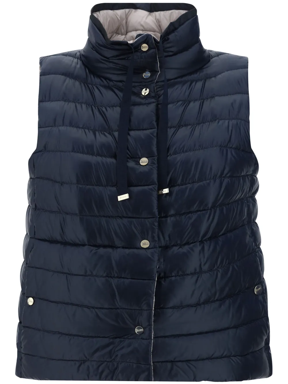 Herno reversible feather-down gilet | Blue | Image 1