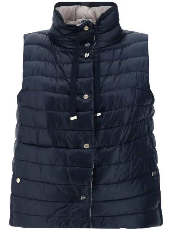 【美品】HERNO ヘルノ ダウンベスト ジャケット リバーシブル Herno リバーシブル ダウンベスト | ブルー | FARFETCH JP