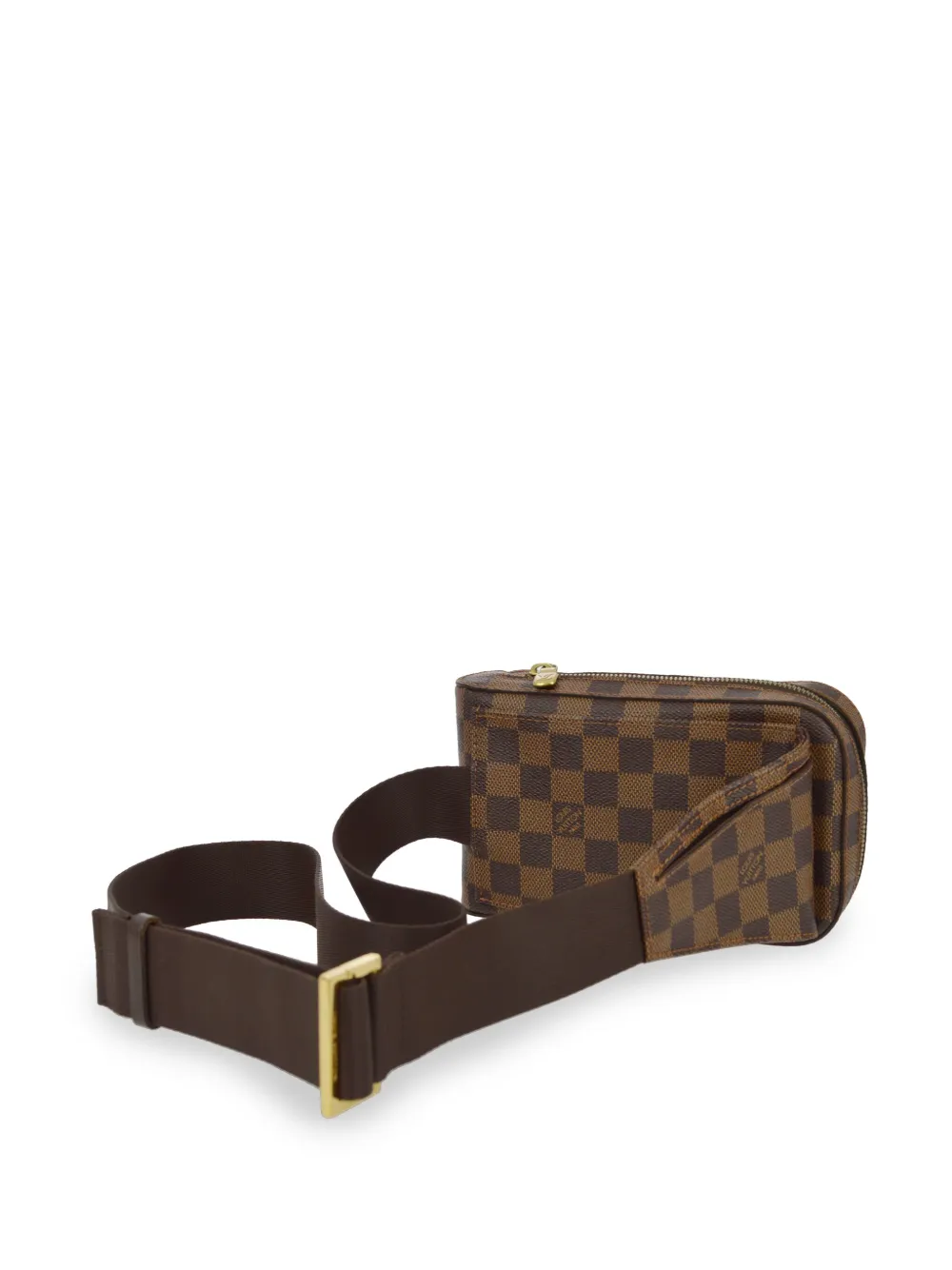 Pre-owned Louis Vuitton 2008 Geronimos Belt Bag In Brown