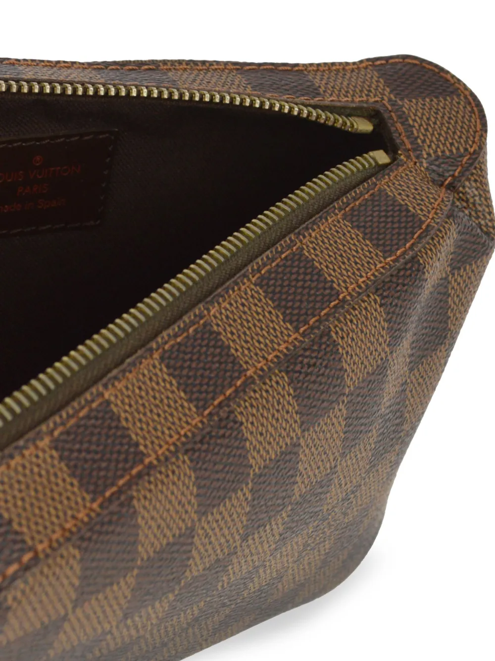 Pre-owned Louis Vuitton 2008 Geronimos Belt Bag In Brown