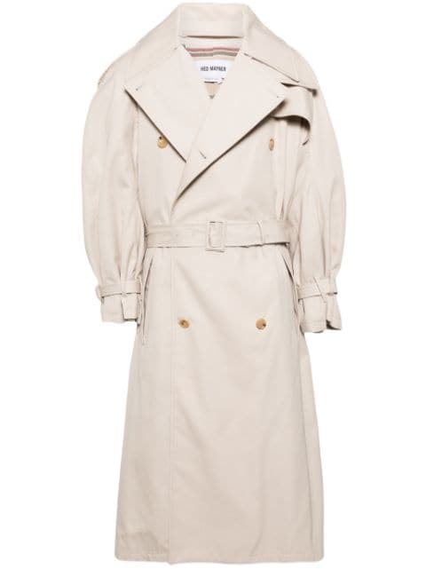 Hed Mayner Trenchcoat met ceintuur