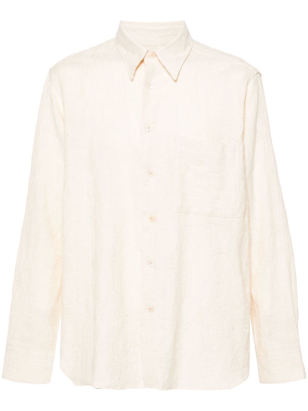 Shop Sunflower Ace Textured Shirt In Neutrals