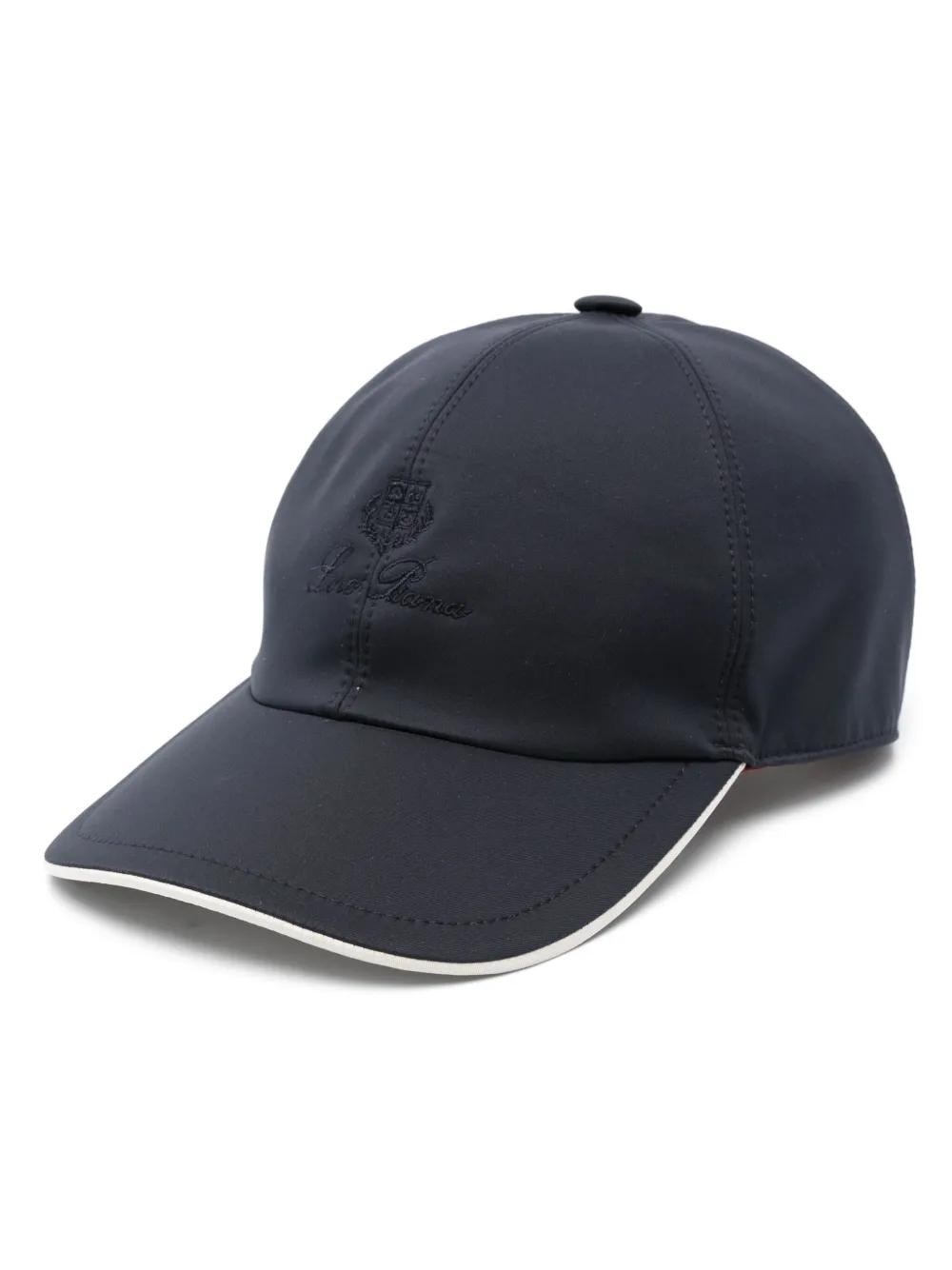 Loro Piana Pet met geborduurd logo Blauw