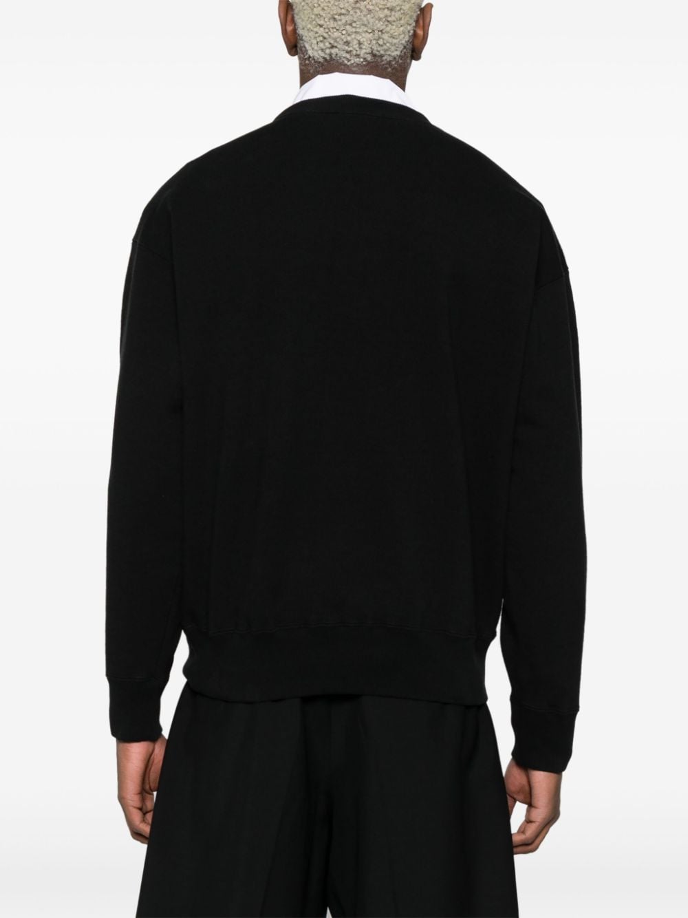 Shop Auralee Heavy Bd Sweatshirt In Black