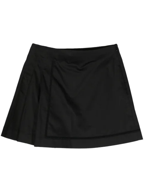 SHIATZY CHEN pleated cotton miniskirt