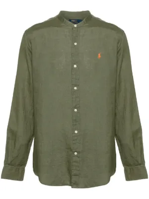 Polo Ralph Lauren リネンシャツ | グリーン | FARFETCH JP