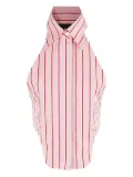 Ssheena striped halter-neck top - Pink