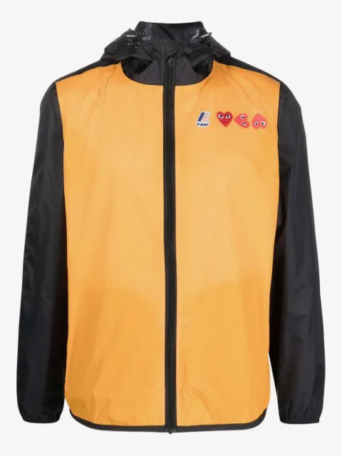 Comme Des Garçons Play x K-Way imperméable Claude à capuche