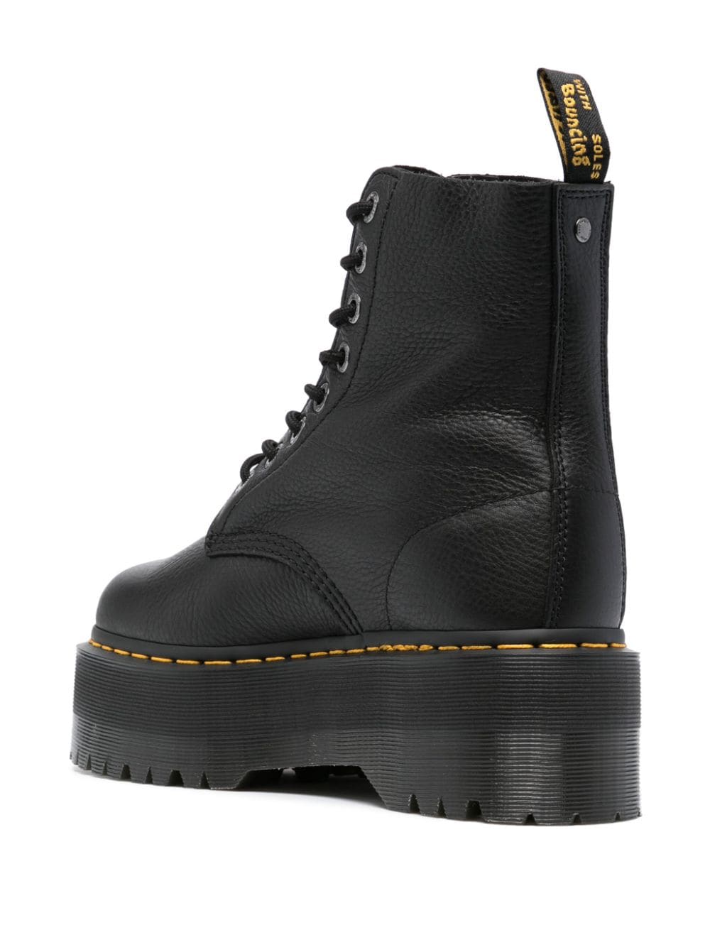 Shop Dr. Martens' 1460 Pascal Max Leather Boots In Black