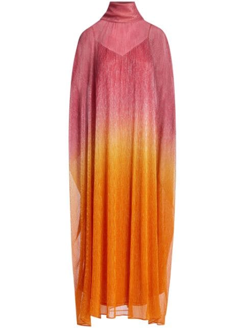 Talbot Runhof gradient-effect kaftan dress