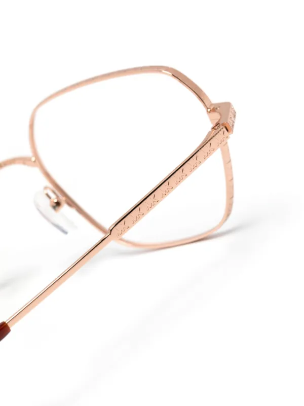 Michael kors pink gold glasses best sale