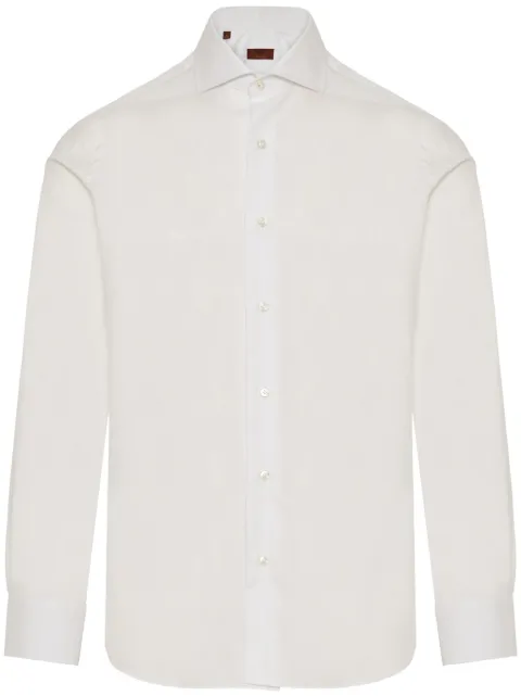 Barba spread collar shirt