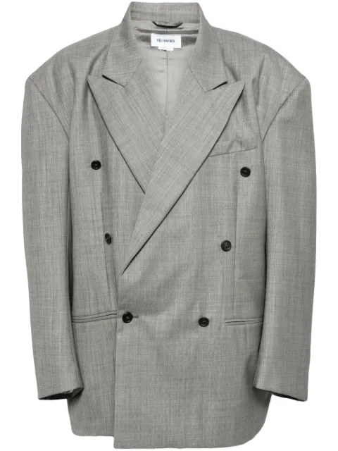 Hed Mayner double-breasted wool blazer 