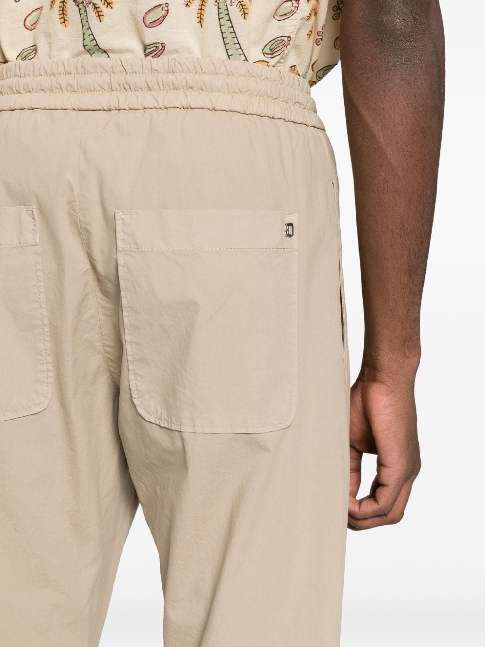 Shop Dondup Dom Slim-fit Trousers In Neutrals