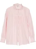 SHIATZY CHEN sheer-lace silk blouse - Pink