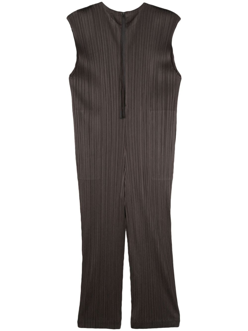 Pleats Please Issey Miyake Geplooide jumpsuit - Grijs