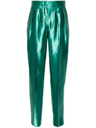 パンツ GIORGIO ARMANI MINT GREEN SATIN PANT GIORGIO ARMANI | Sage green Women's Casual Pants | YOOX