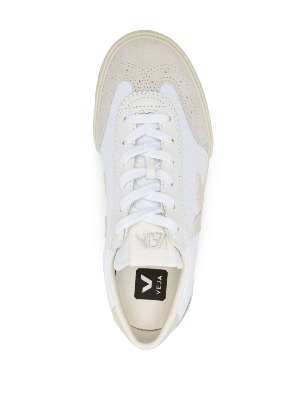 Shop Veja Volley Canvas Sneakers In Neutrals