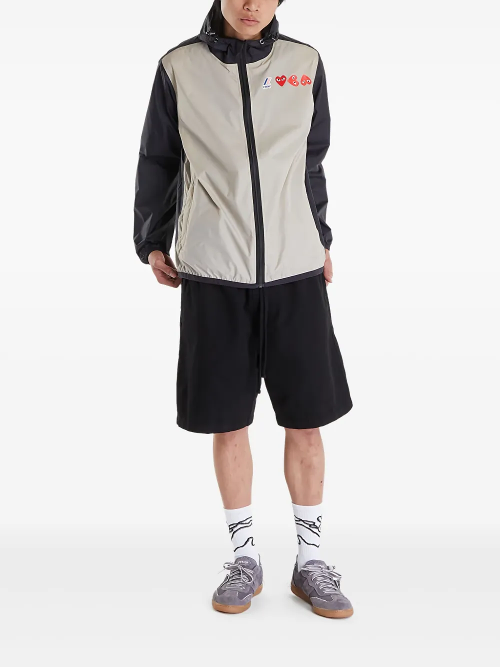 Comme Des Garçons Play x K-Way Claude hooded jacket | Oversized Jackets | Image 2