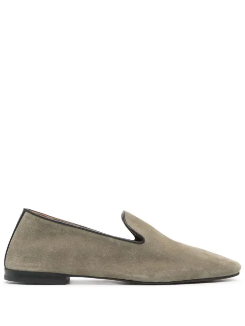 Wales Bonner suede flat slippers