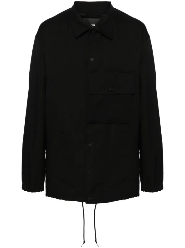 Y-3 シャツジャケット Y-3 シャツジャケット | ブラック | FARFETCH JP