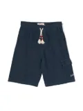 MC2 Saint Barth Kids linen bermuda shorts - Blue