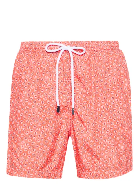 Barba palm tree-print swim shorts