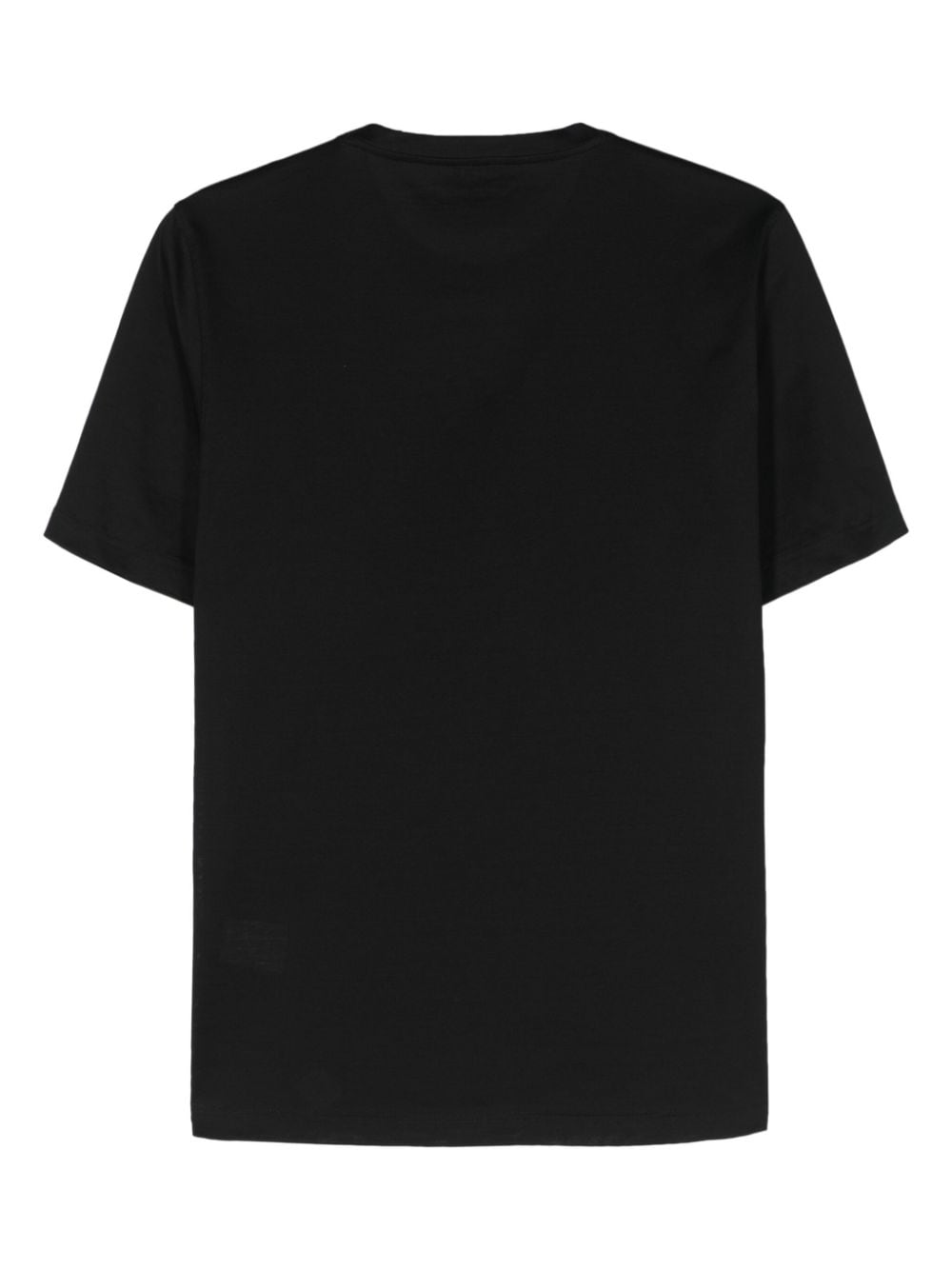 Shop Barba Short-sleeve Cotton T-shirt In Black