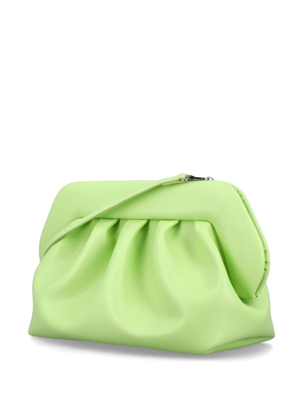 Shop Themoirè Bios Faux-leather Clutch Bag In Green