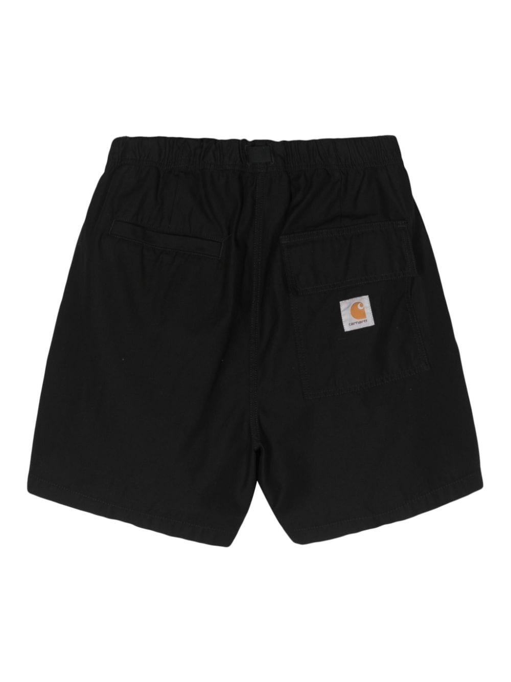 Shop Carhartt Hayworth Cotton Bermuda Shorts In Black