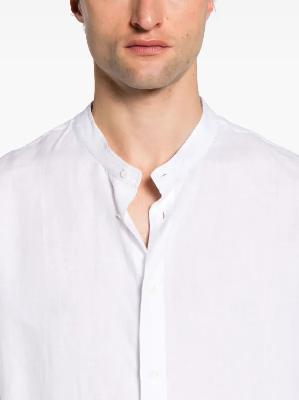 Brunello Cucinelli バンドカラー シャツ | ホワイト | FARFETCH JP