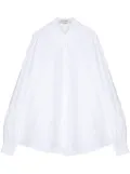 Kimhekim oversize-collar poplin shirt - White