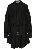 Kimhekim corset shirt dress - Black