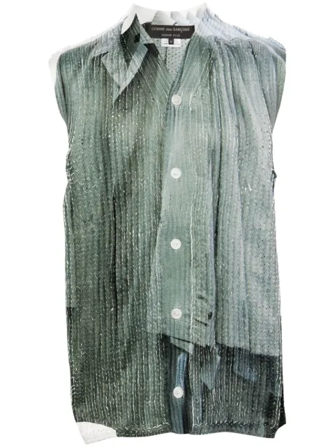 Comme des Garçons Homme Plus abstract buttoned vest
