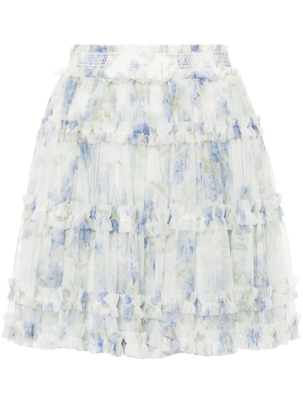 Shop Needle & Thread Summer Posy Mini Skirt In White