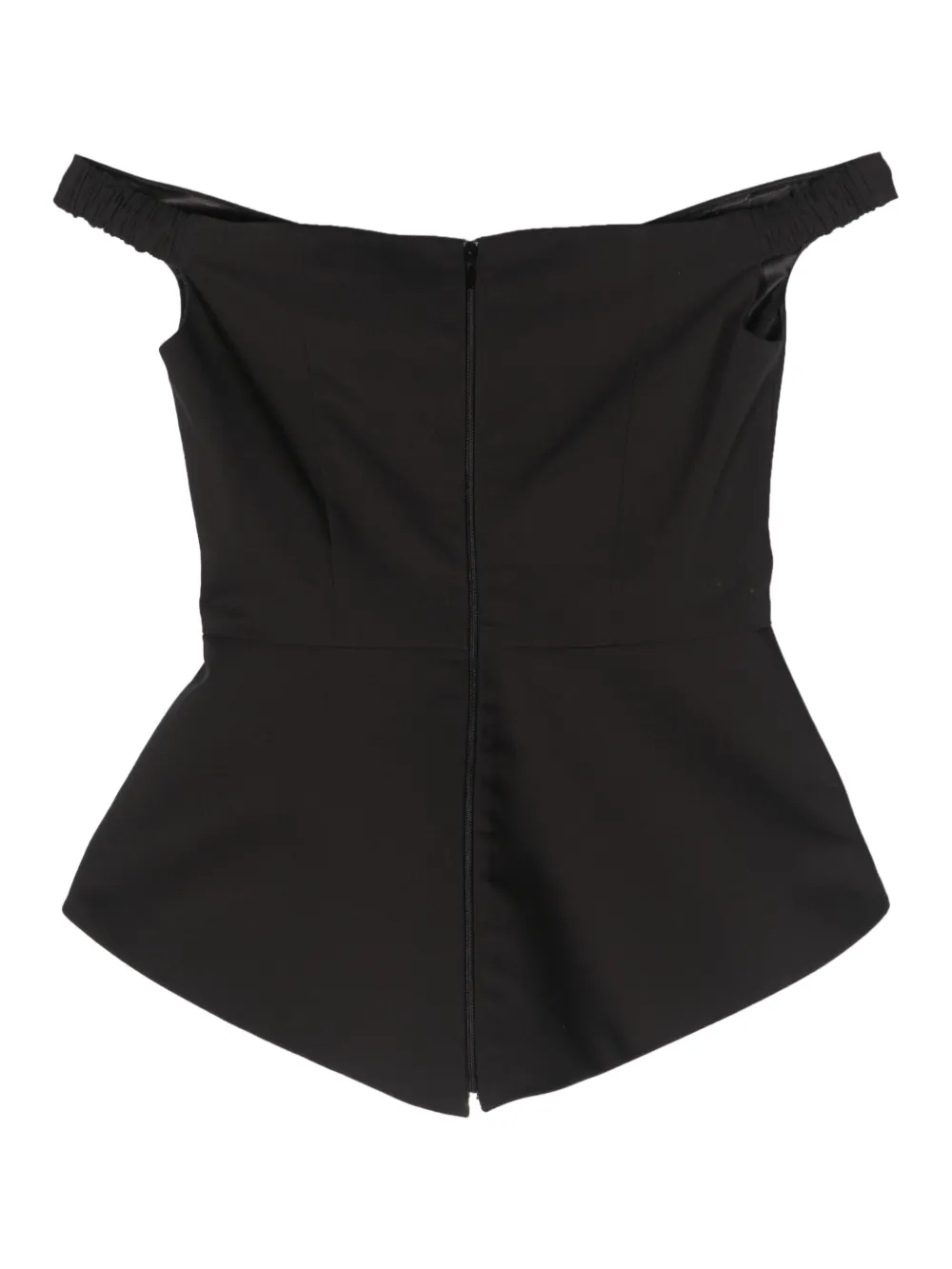 Shop V:pm Atelier Corynne Off-shoulder Top In Black