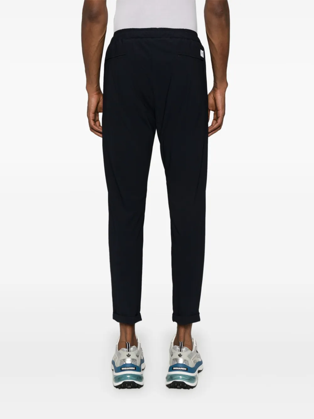 Pmd Berry Drawstring Trousers In Blue