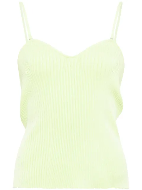 Emporio Armani sweetheart-neck ribbed tank top