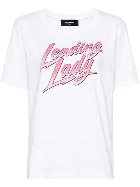 DSQUARED2 Leading lady cotton T-shirt Women
